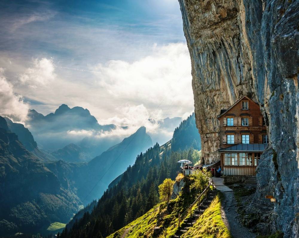 Äscher Cliff, Швейцария