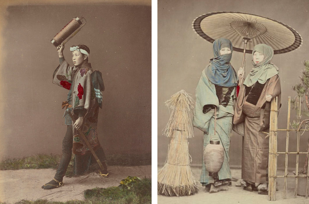 Цветные фотографии Японии XIX века