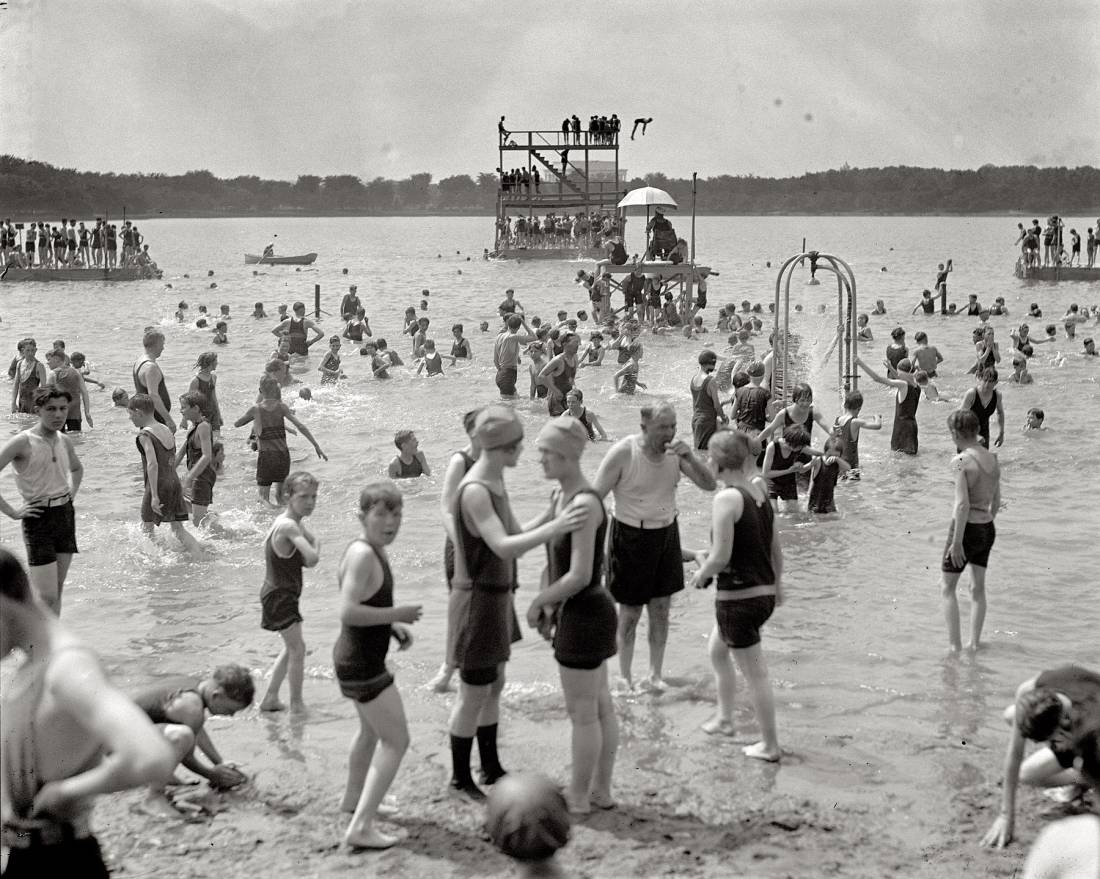 Пляжи Америки 1904-1930 (99 фото)